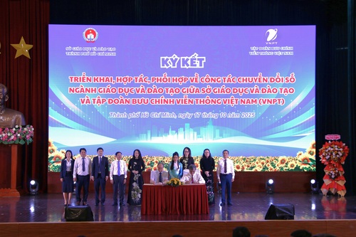 VNPT và Sở Giáo dục & Đào tạo TP.HCM ký kết thỏa thuận hợp tác chuyển đổi số ngành giáo dục giai đoạn 2025–2030
